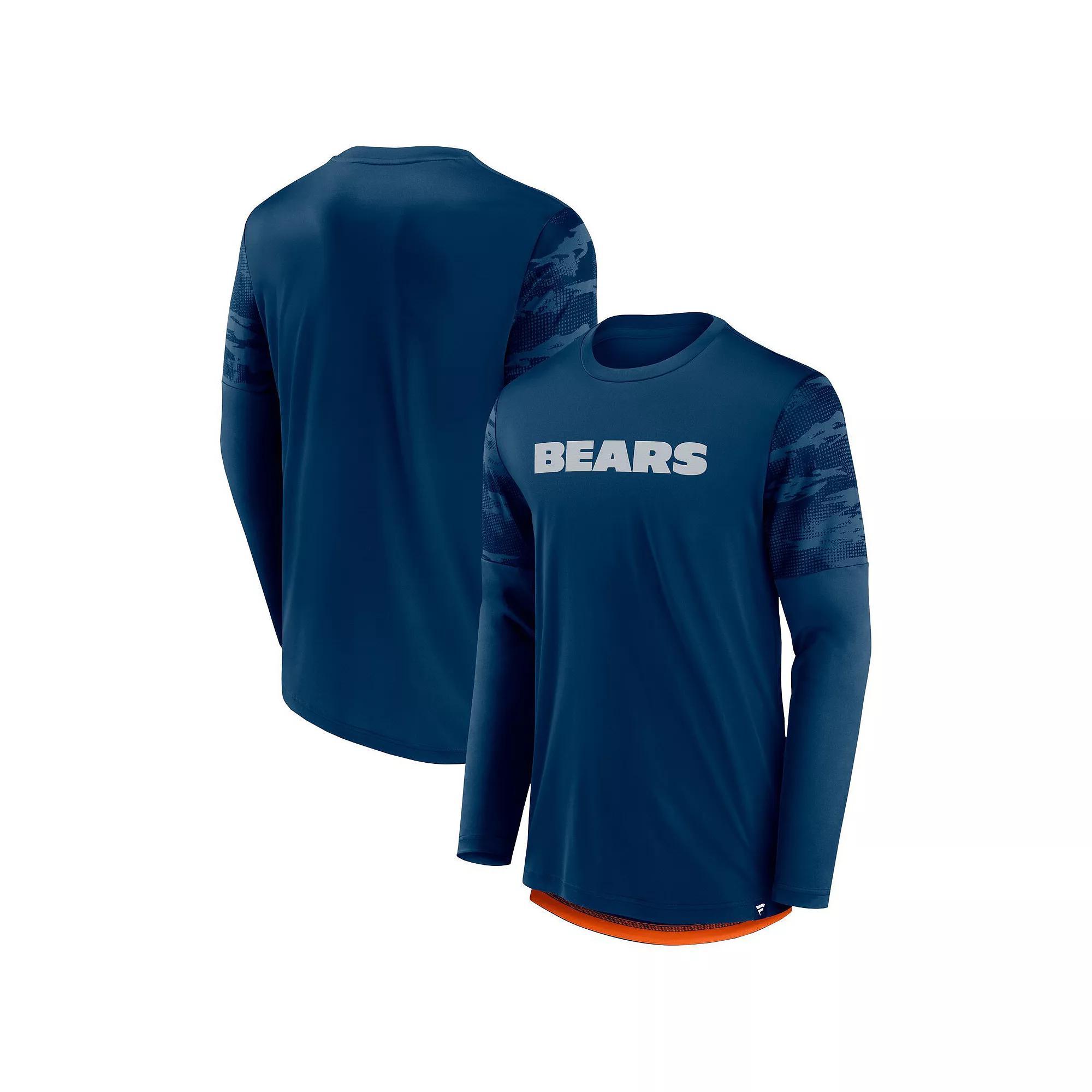 Mens Fanatics Branded /Pewter Tampa Bay Buccaneers Square Off Long Sleeve T-Shirt Product Image
