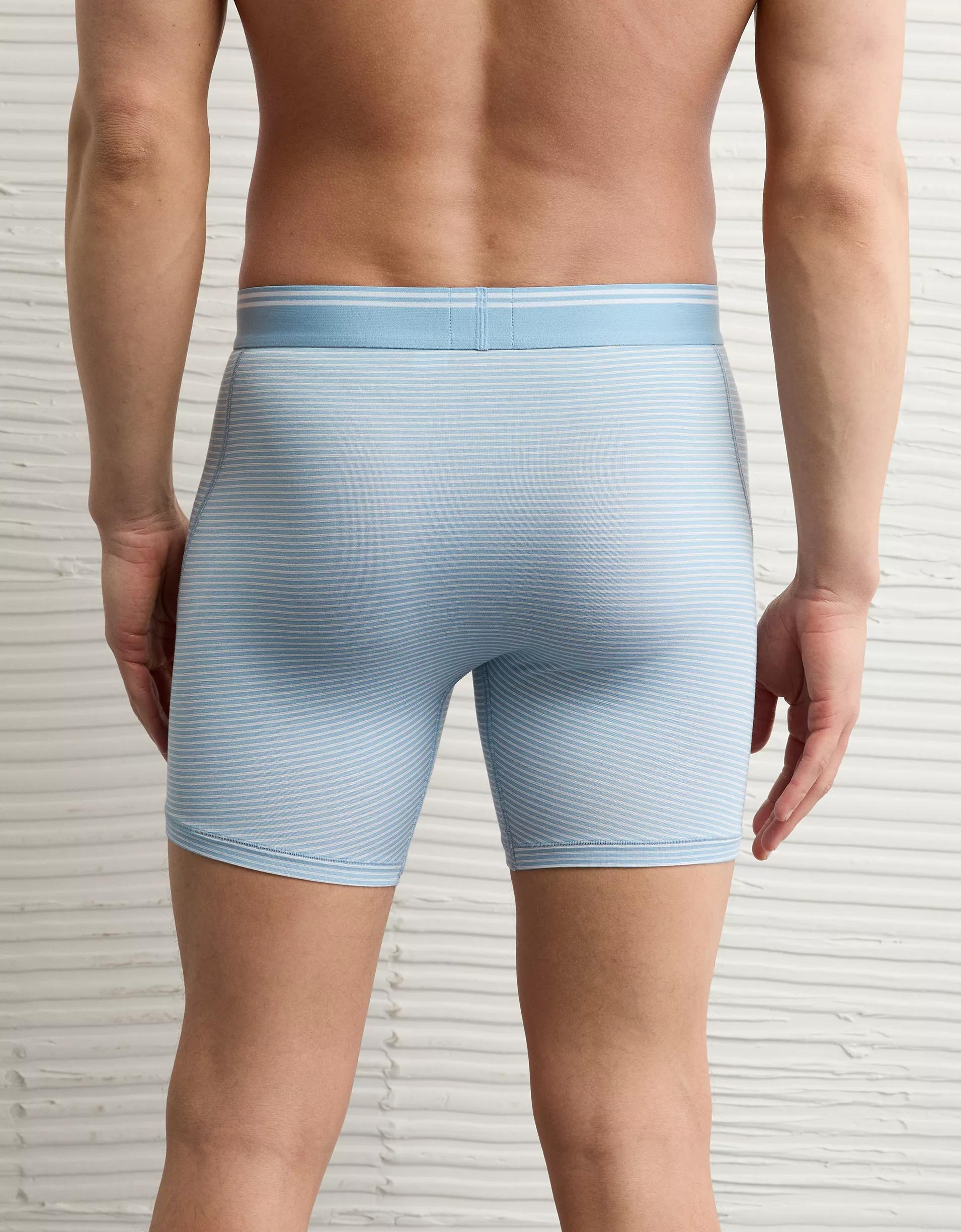 AEO Men's Striped 6" Ultra Soft Boxer Brief Product Image