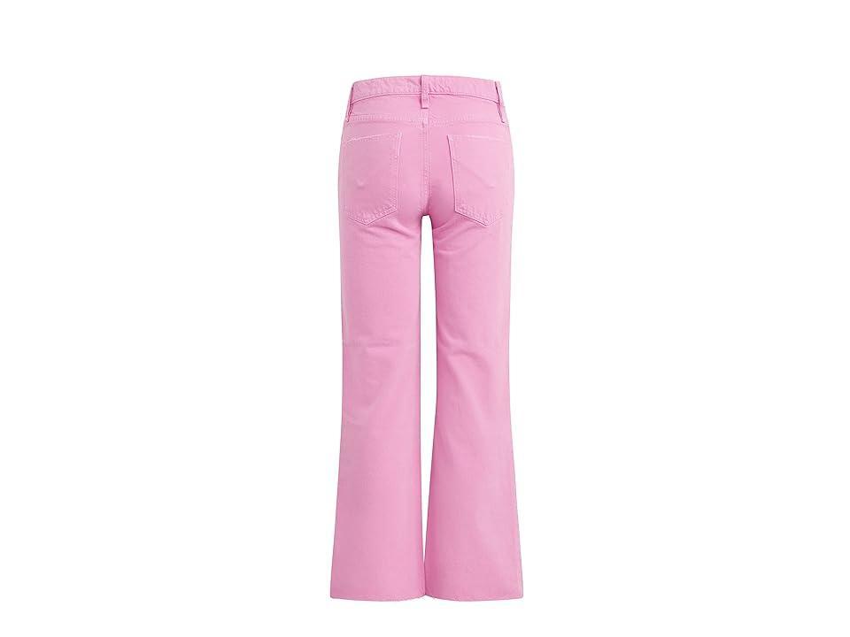 Hudson Jeans Rosie High-Rise Wide Leg Ankle with Covered Button Fly in Fuchsia Clean (Fuchsia Clean) Women's Jeans Product Image