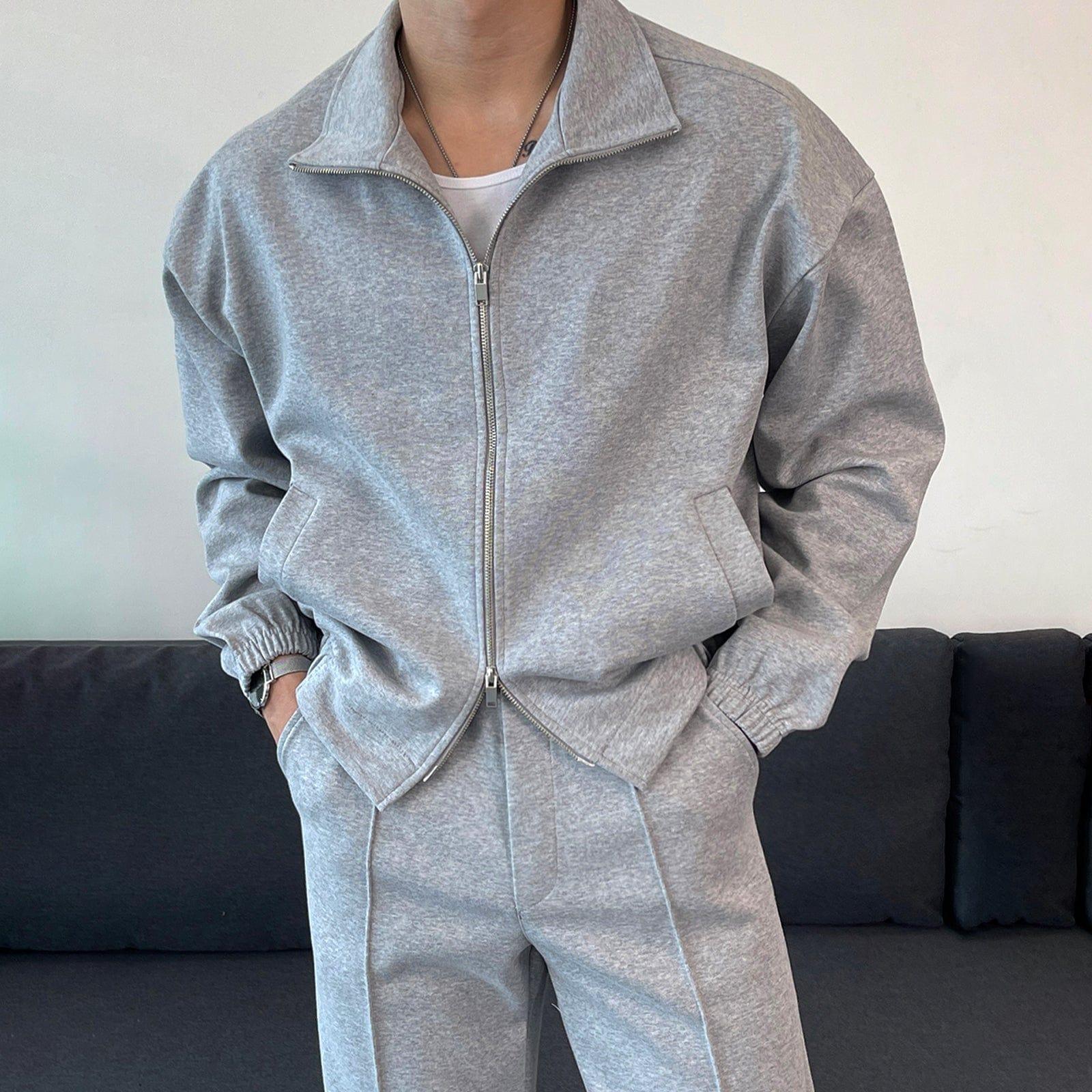 RT No. 12512 ZIP-UP & STRAIGHT SWEATPANTS Product Image