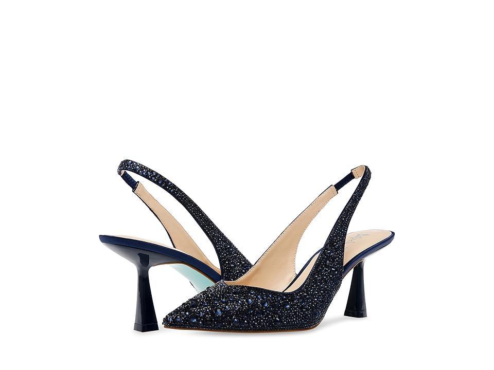 Blue by Betsey Johnson Clark Rhinestone Slingback Pumps Product Image
