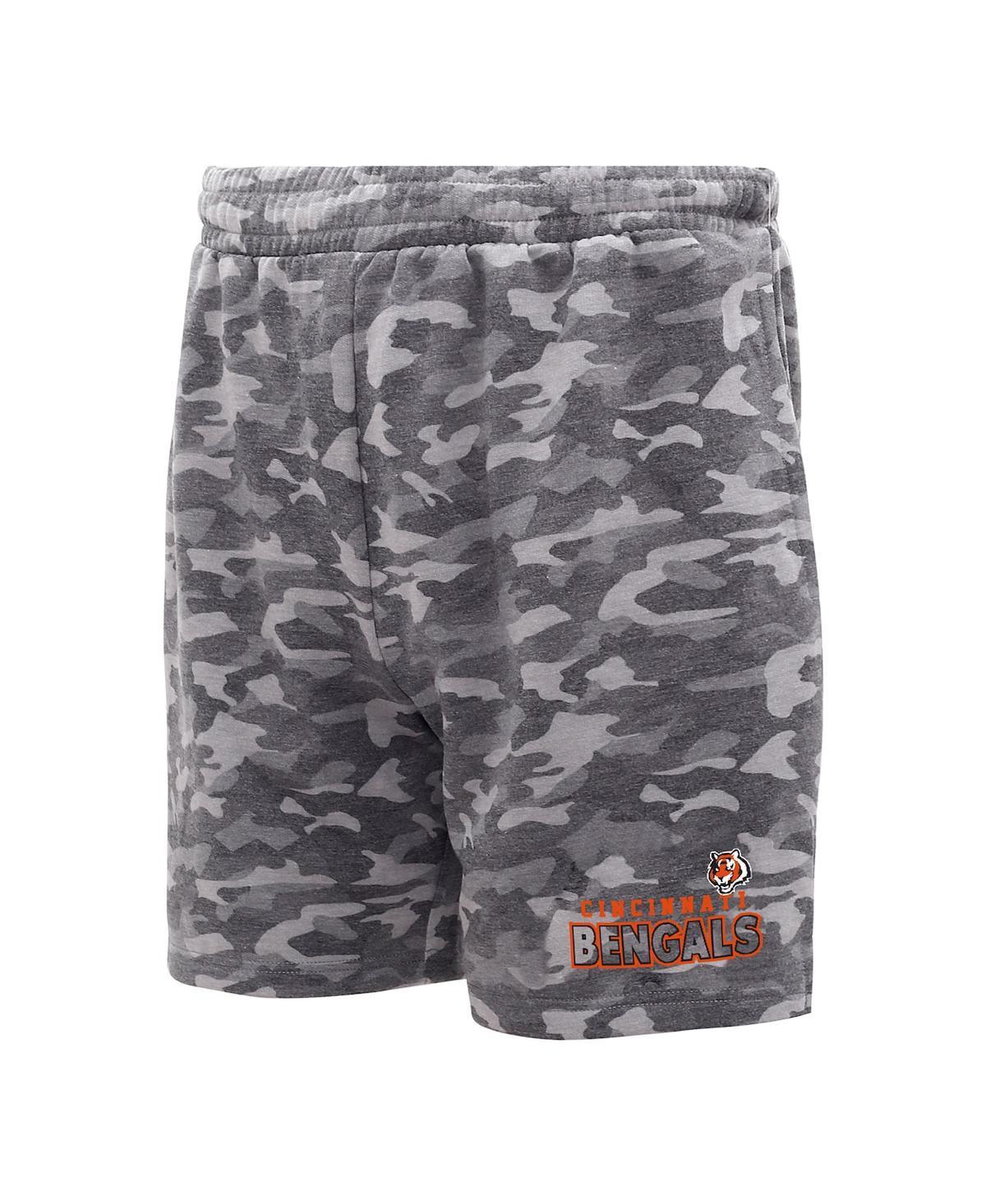 Men's Concepts Sport  Charcoal Miami Dolphins Biscayne Camo Shorts, Size: XL Product Image