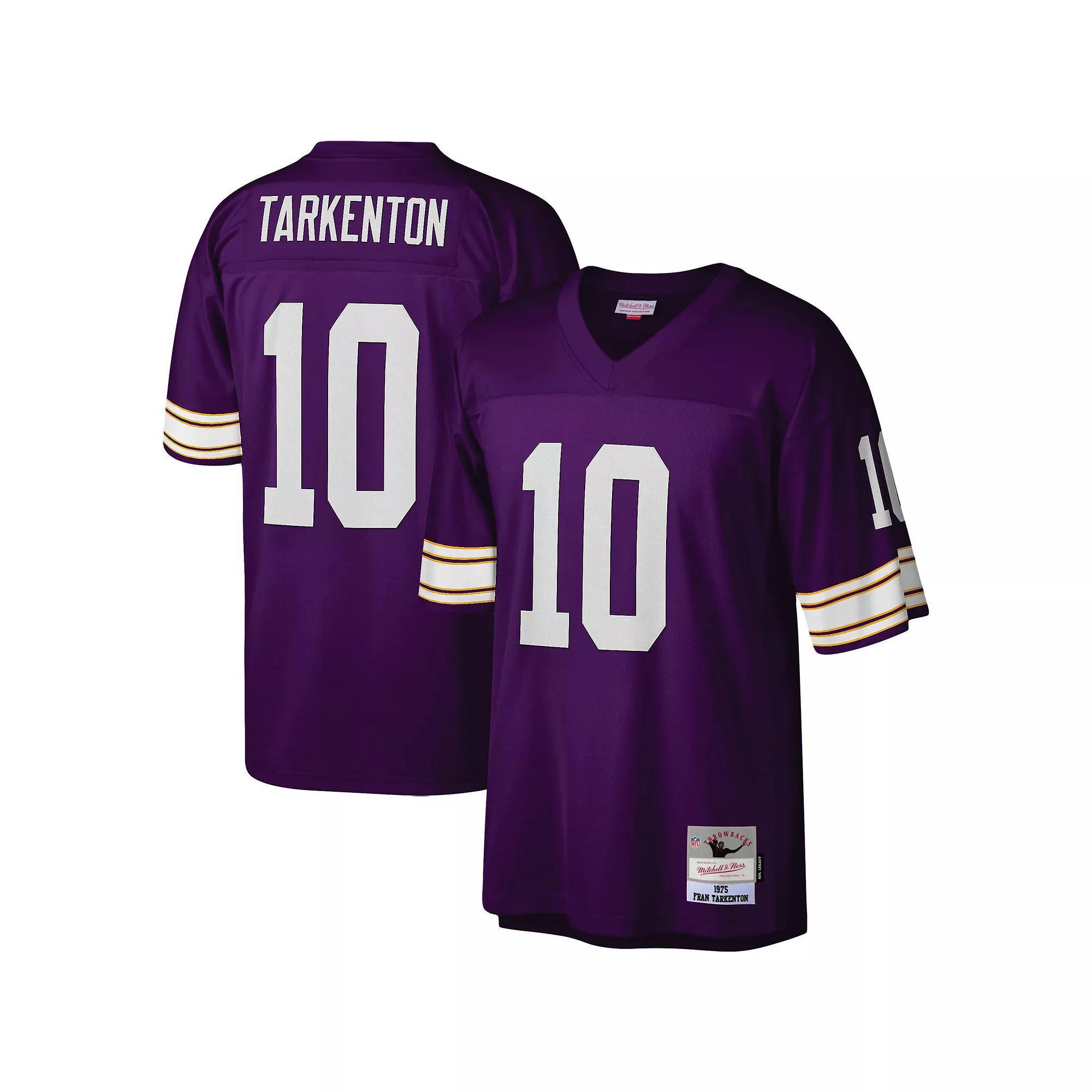 Men's Mitchell & Ness Fran Tarkenton Purple Minnesota Vikings Legacy Replica Jersey, Size: Small Product Image