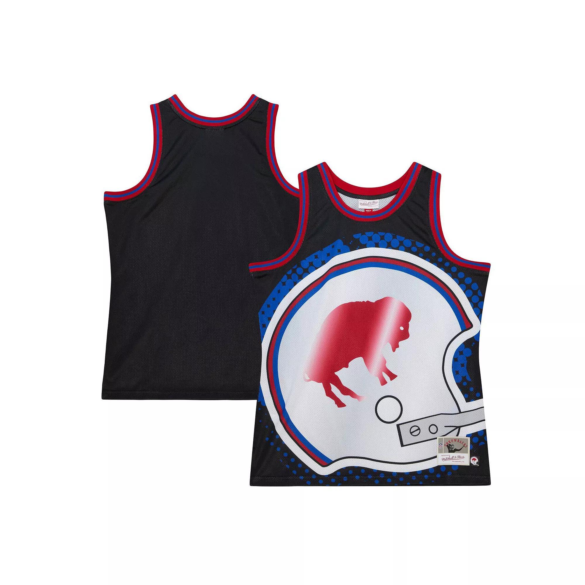Men's Mitchell & Ness Black Buffalo Bills Big Face 7.0 Fashion Tank Top, Size: Small Product Image