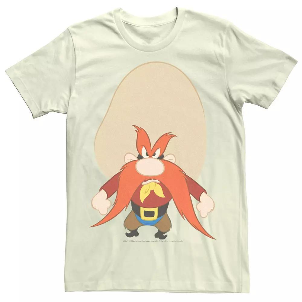 Men's Looney Tunes Yosemite Sam Angry Portrait Tee, Size: 3XL, Natural Product Image