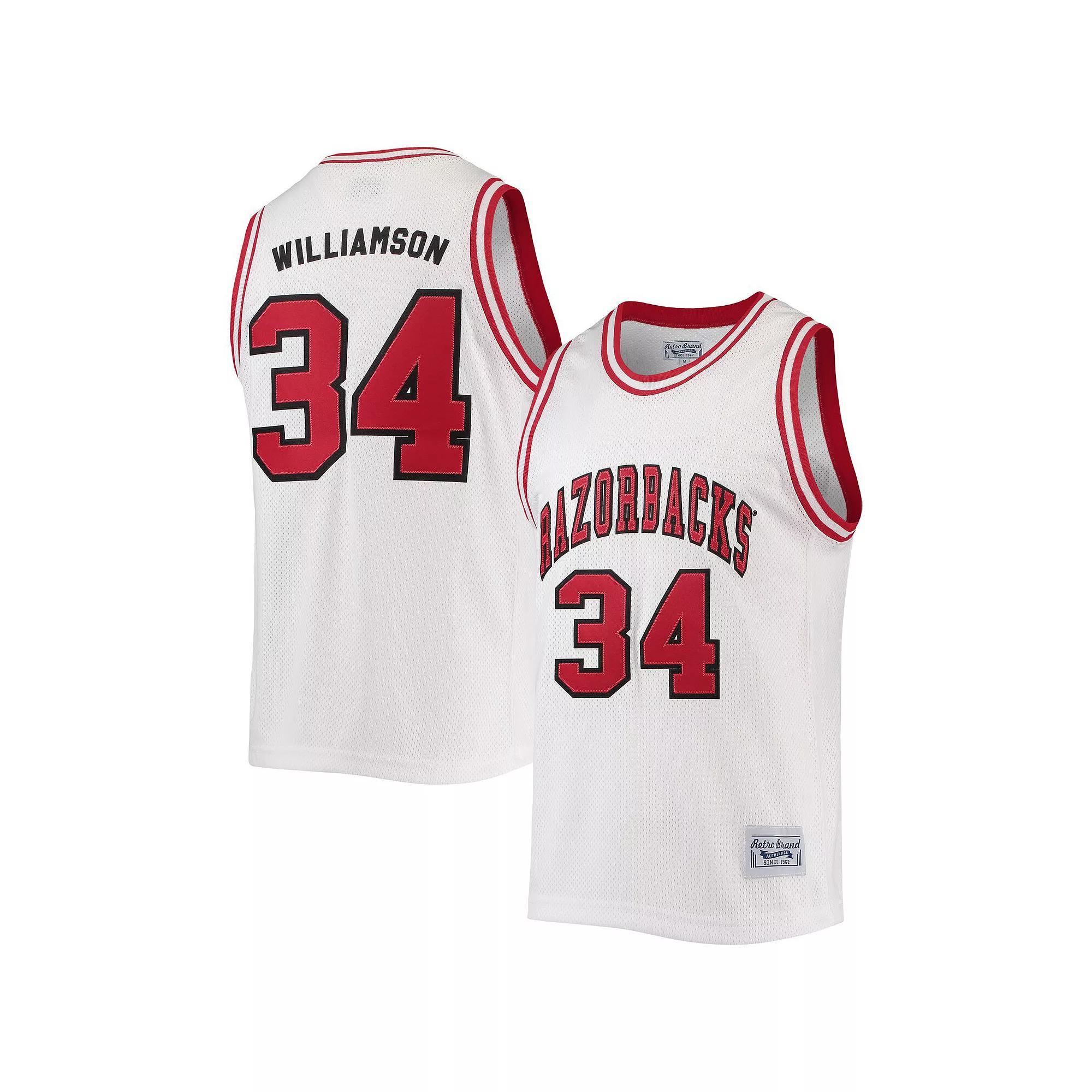Mens Original Retro Brand Corliss Williamson Arkansas Razorbacks Alumni Commemorative Classic Basketball Jersey Product Image