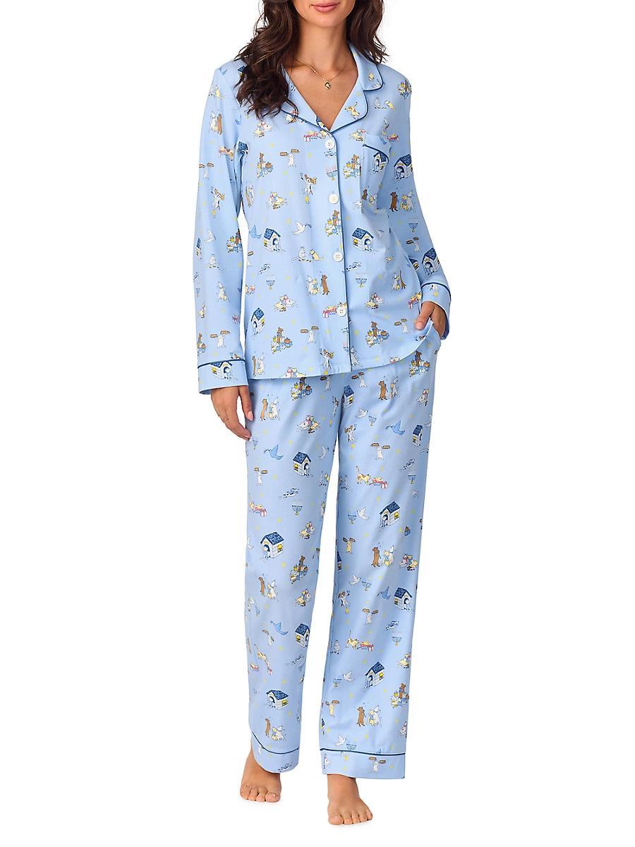 Womens Festival of Lights Cotton Pajamas Product Image