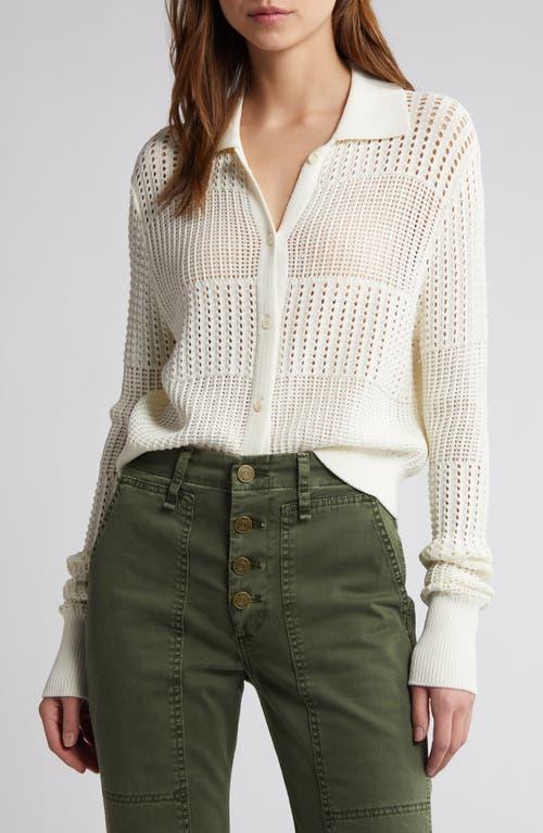 Shrunken Crochet Cardigan Product Image
