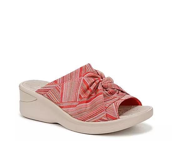 LifeStride Smile 3 Women's Wedge Sandals, Size: 8, Pink Stripe Product Image
