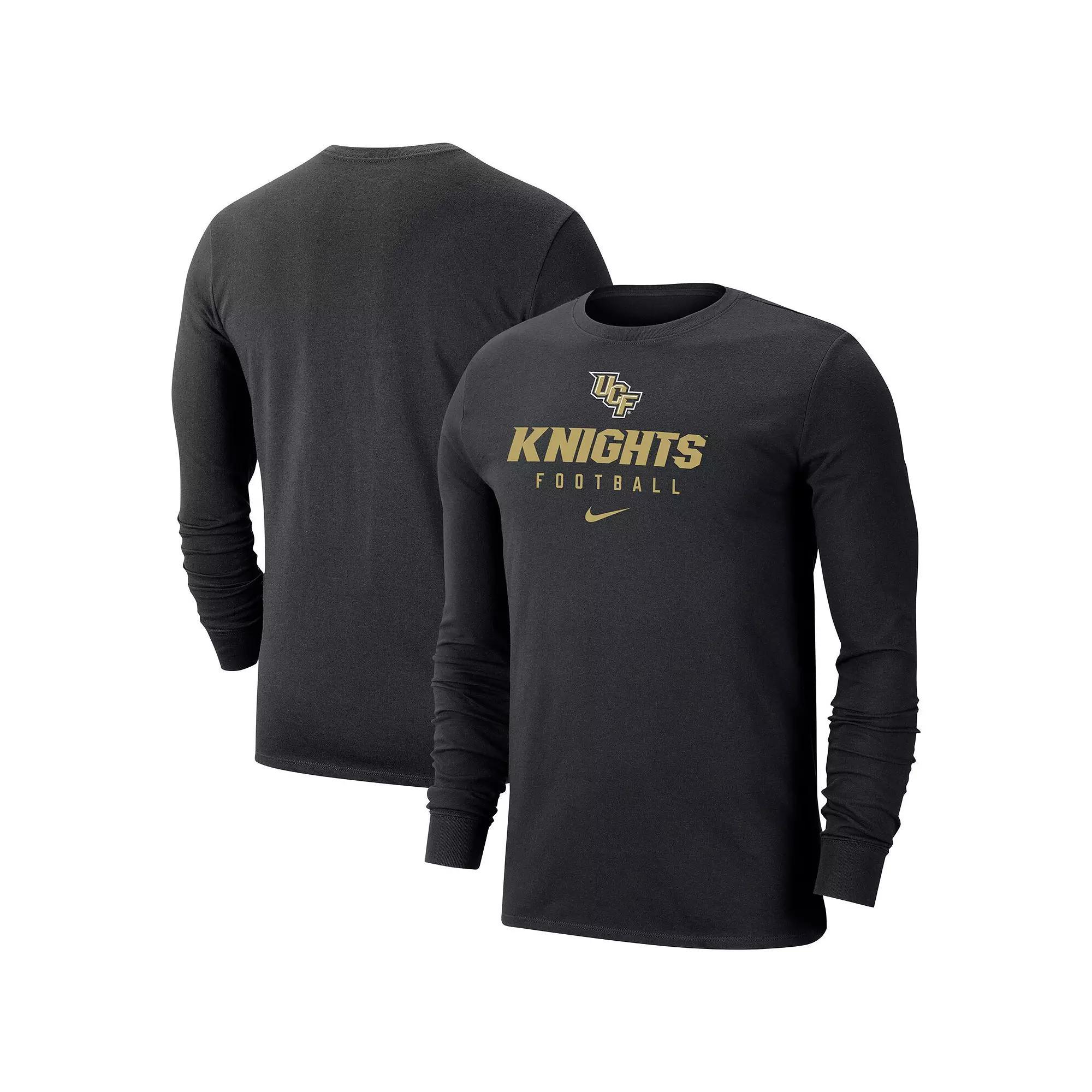 Men's Nike Black UCF Knights Long Sleeve T-Shirt, Size: 2XL Product Image