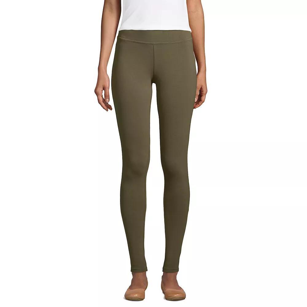 Women's Lands' End Starfish Knit Leggings, Size: XL Tall, Black Product Image