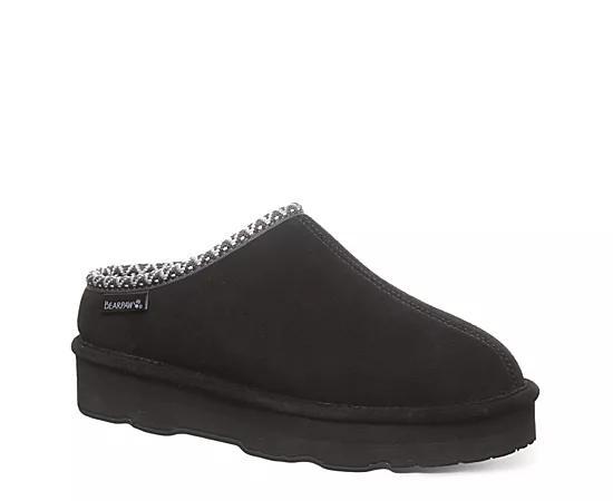 Bearpaw Martis Women's Suede Slippers, Size: 11, Black Black Product Image