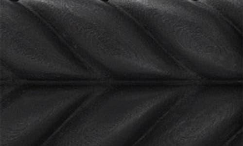 Mens Chevron Black Rubber Bracelet with Black Titanium Product Image