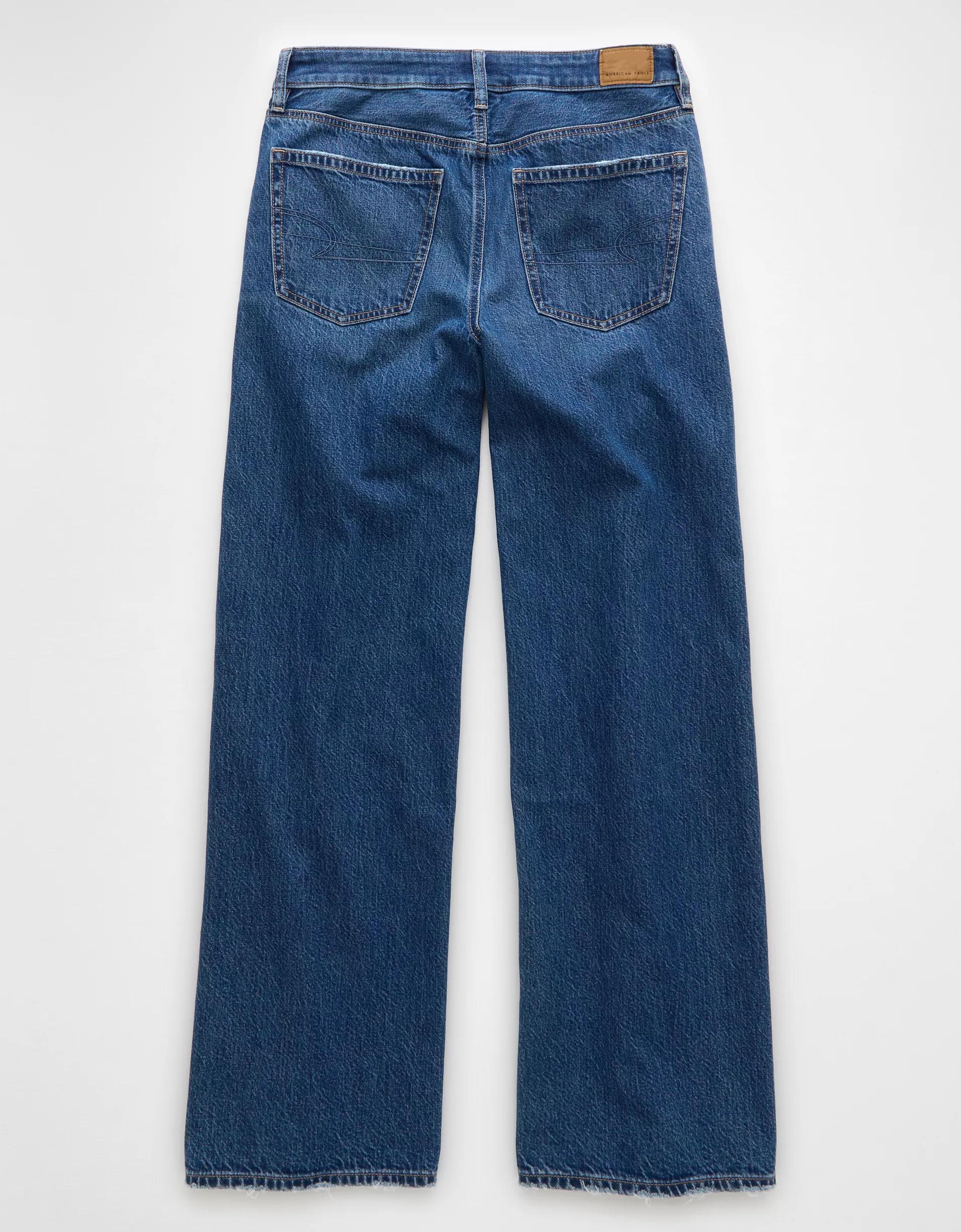 AE Low-Rise Baggy Wide-Leg Jean Product Image