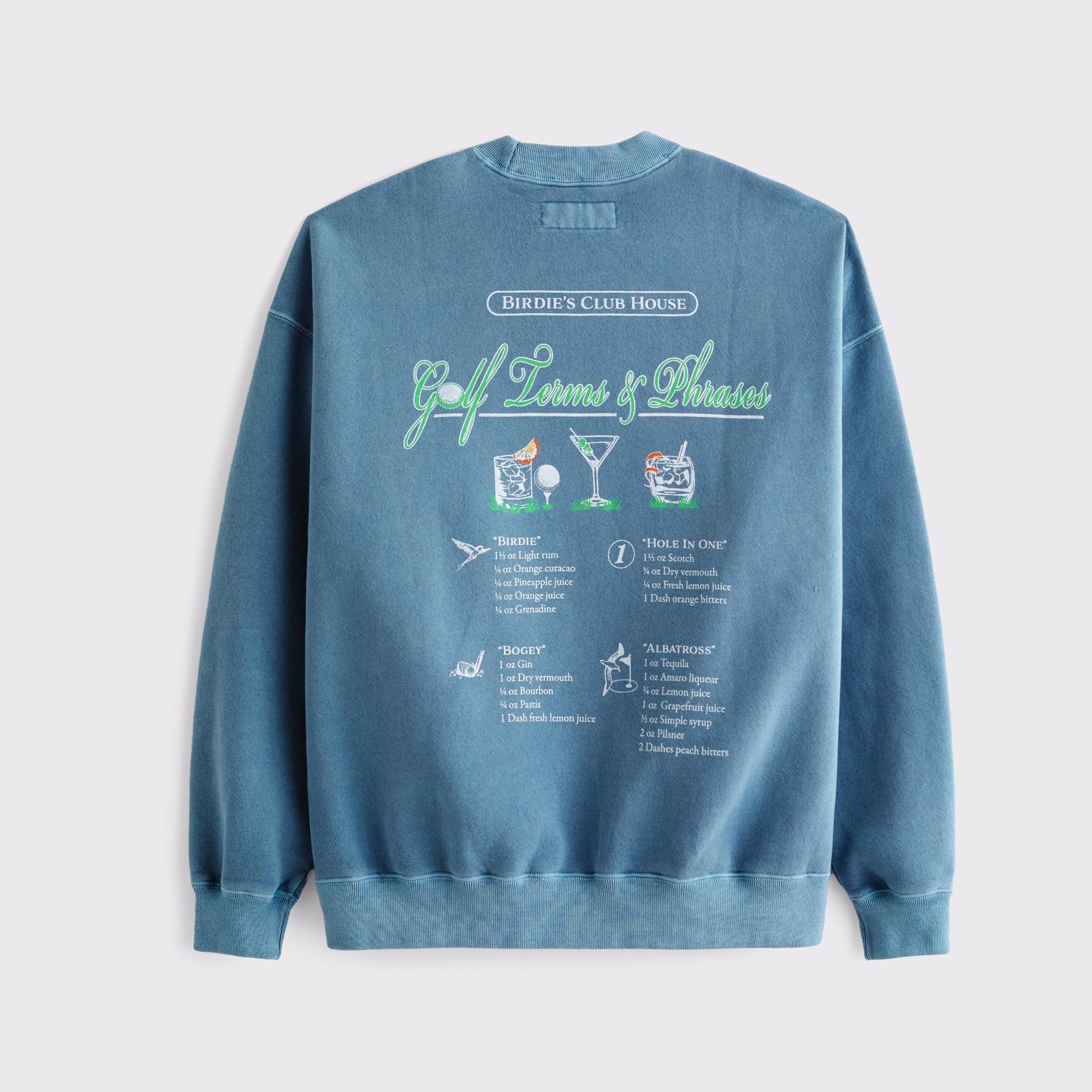 Golf Graphic Crew Sweatshirt Product Image