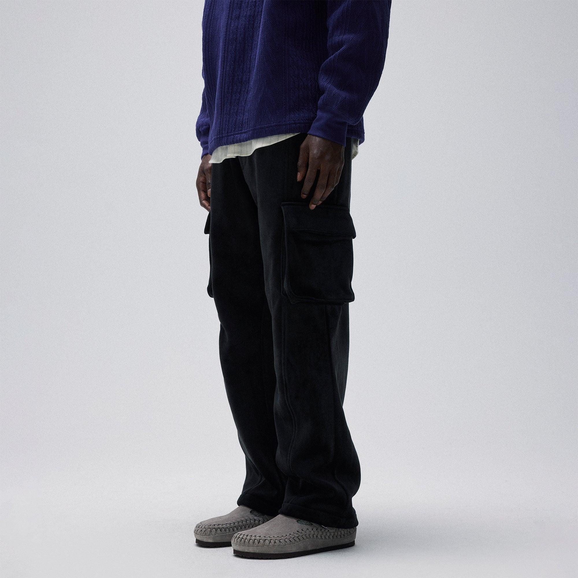 Kith Seamed Nylon Bolt Pant - Black Male Product Image