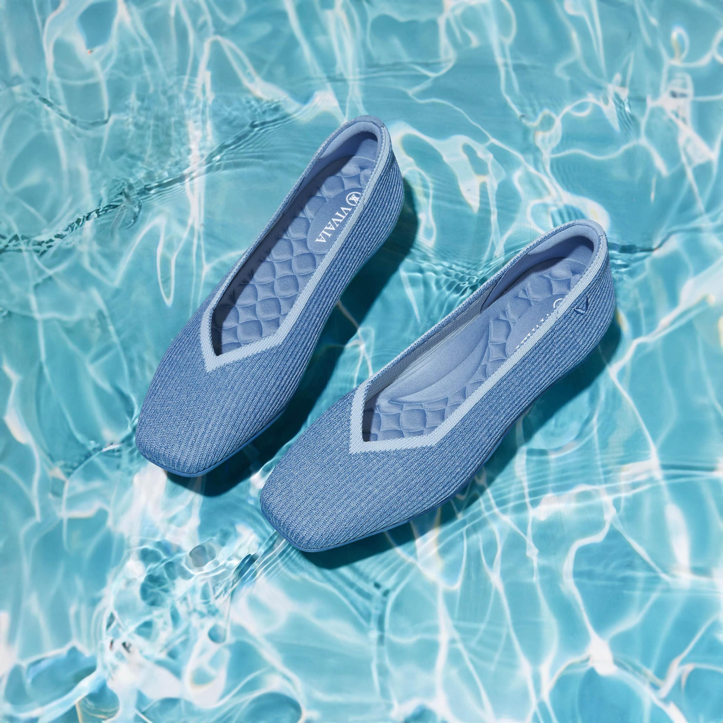 Lightweight Square-Toe V-Cut Flats (Margot Walker) Product Image