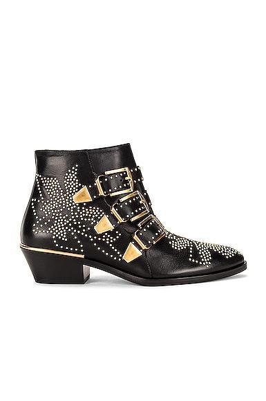 Susanna Leather Studded Booties Product Image
