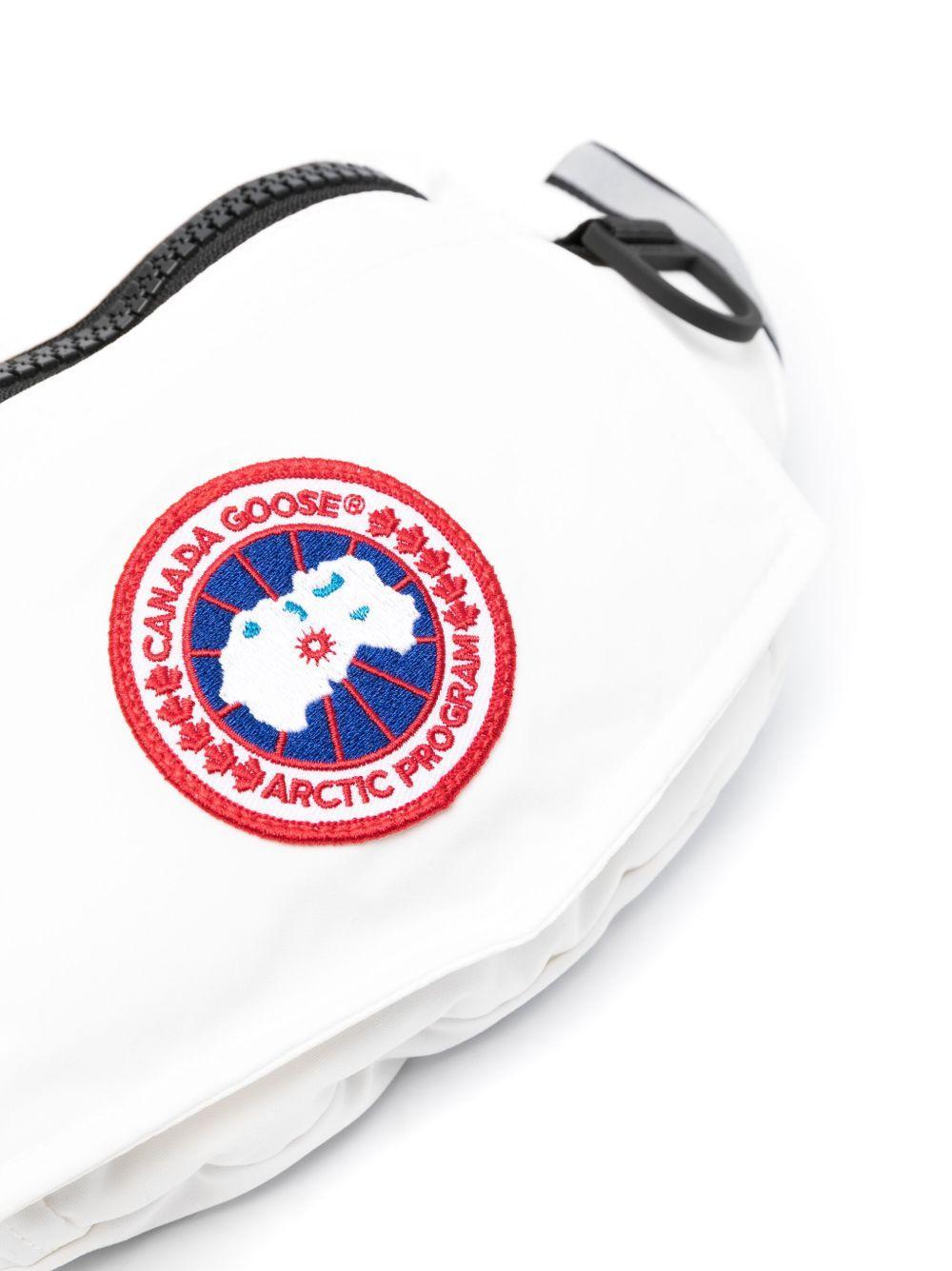 logo-patch padded belt bag Product Image
