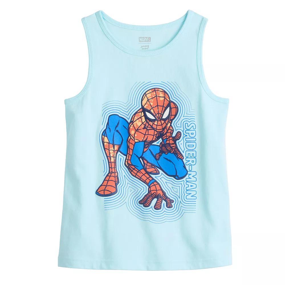 Baby & Toddler Boy Jumping Beans® Marvel Spider-Man Basic Tank Top, Toddler Boy's, Size: 18 Months, Blue Spiderman Lines Product Image