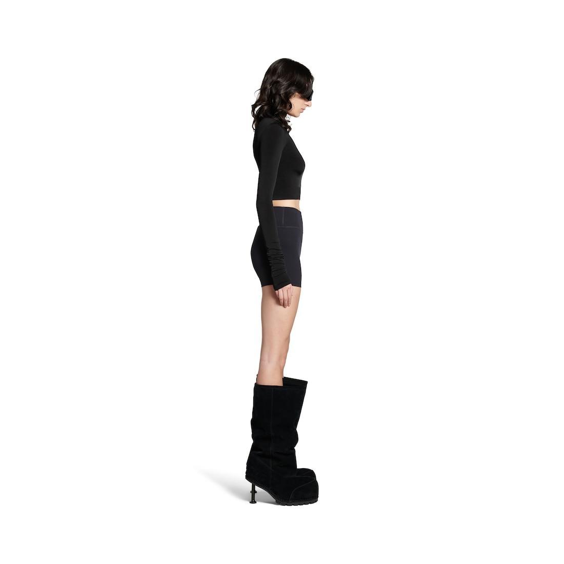 Women's Activewear Cycling Shorts in Black Product Image