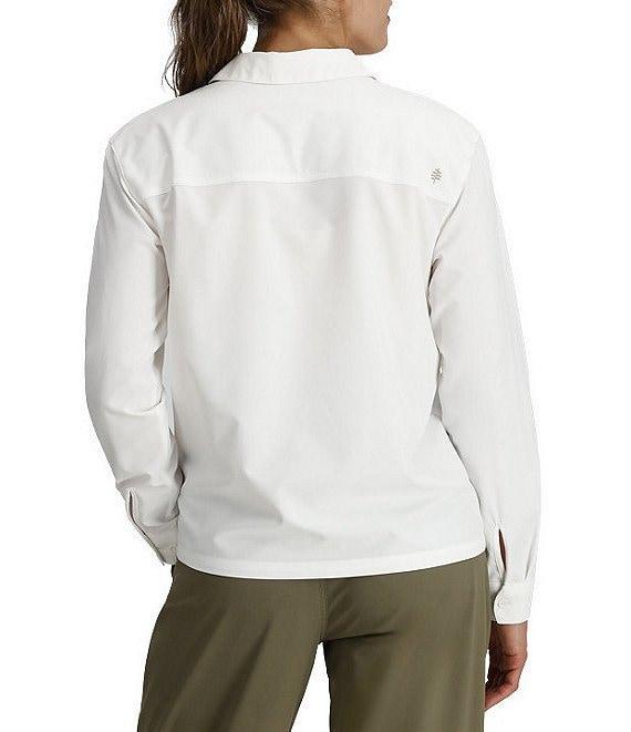 Royal Robbins Women's Expedition III Point Collar Long Sleeve Stretch Rip-Stop Woven Button Front Top Product Image