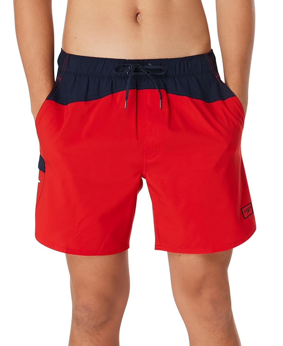 Men's Speedo 6.5" Marina Flex Swim Trunks, Size: Large, Arctic Blue Product Image