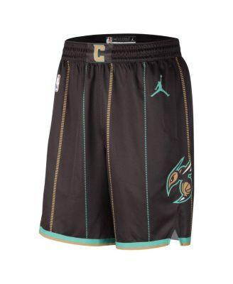 Mens Jordan Black Charlotte Hornets 2022/23 City Edition Swingman Shorts - Black Product Image