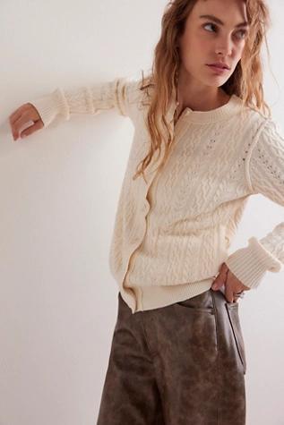 We The Free Aydin Cable Cardi Product Image