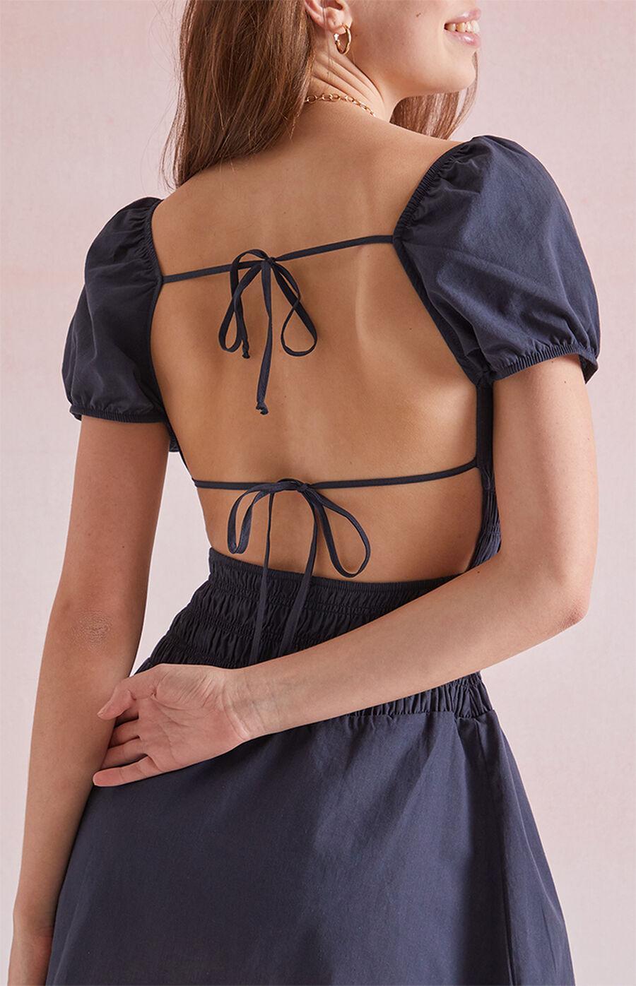 Jane Puff Sleeve Mini Dress Product Image
