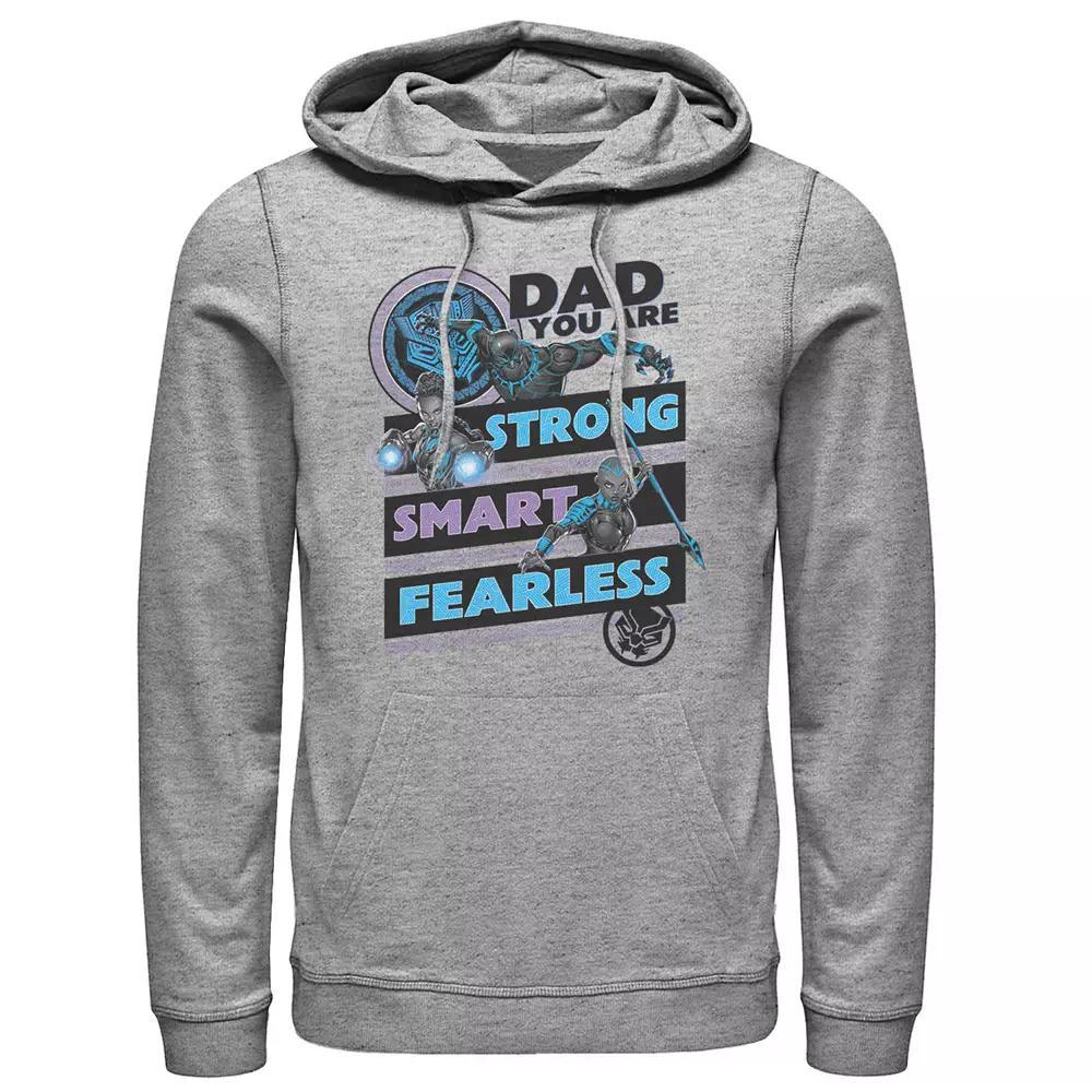 Men's Marvel Black Panther Dad You Are Graphic Hoodie, Size: 3XL, Athletic Grey Product Image
