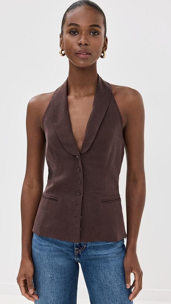 Reformation Alistair Vest | Shopbop Product Image