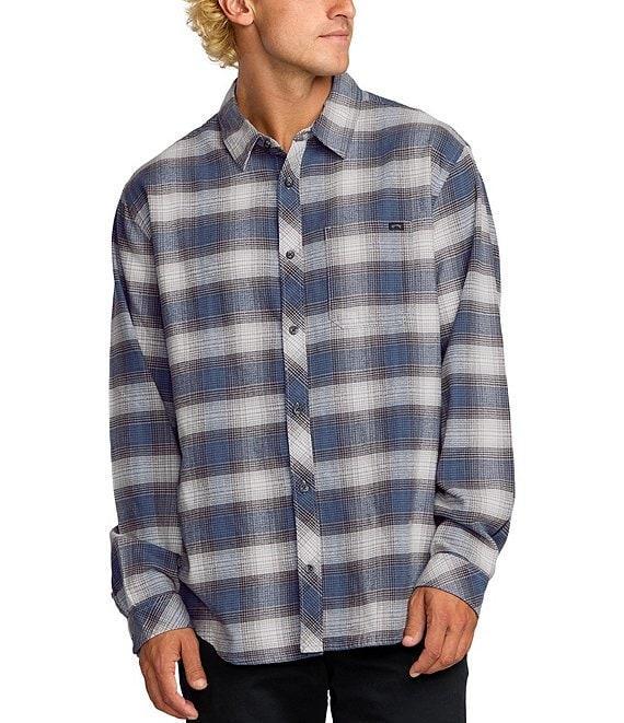 Billabong Coastline Long Sleeve Plaid Flannel Shirt Product Image