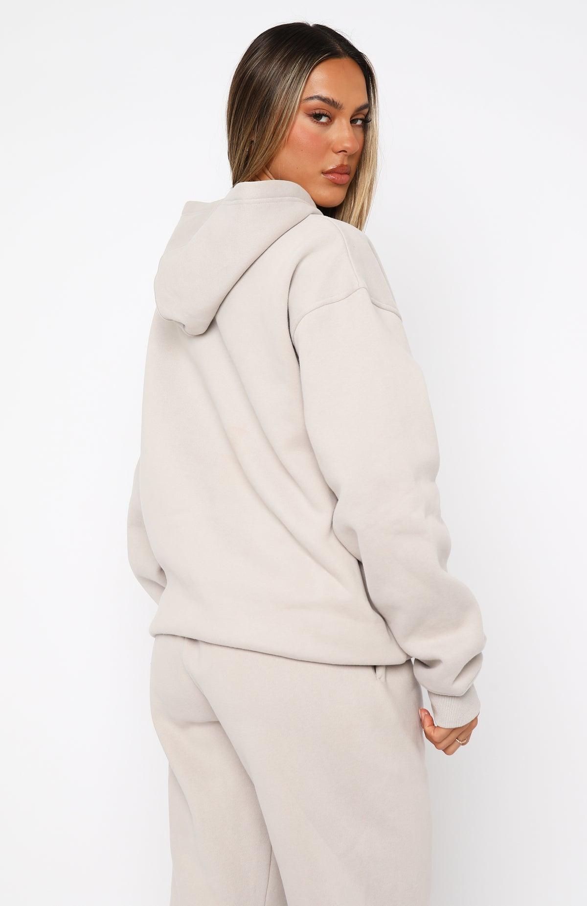 Decade Classics Varsity Oversized Hoodie Moon Product Image