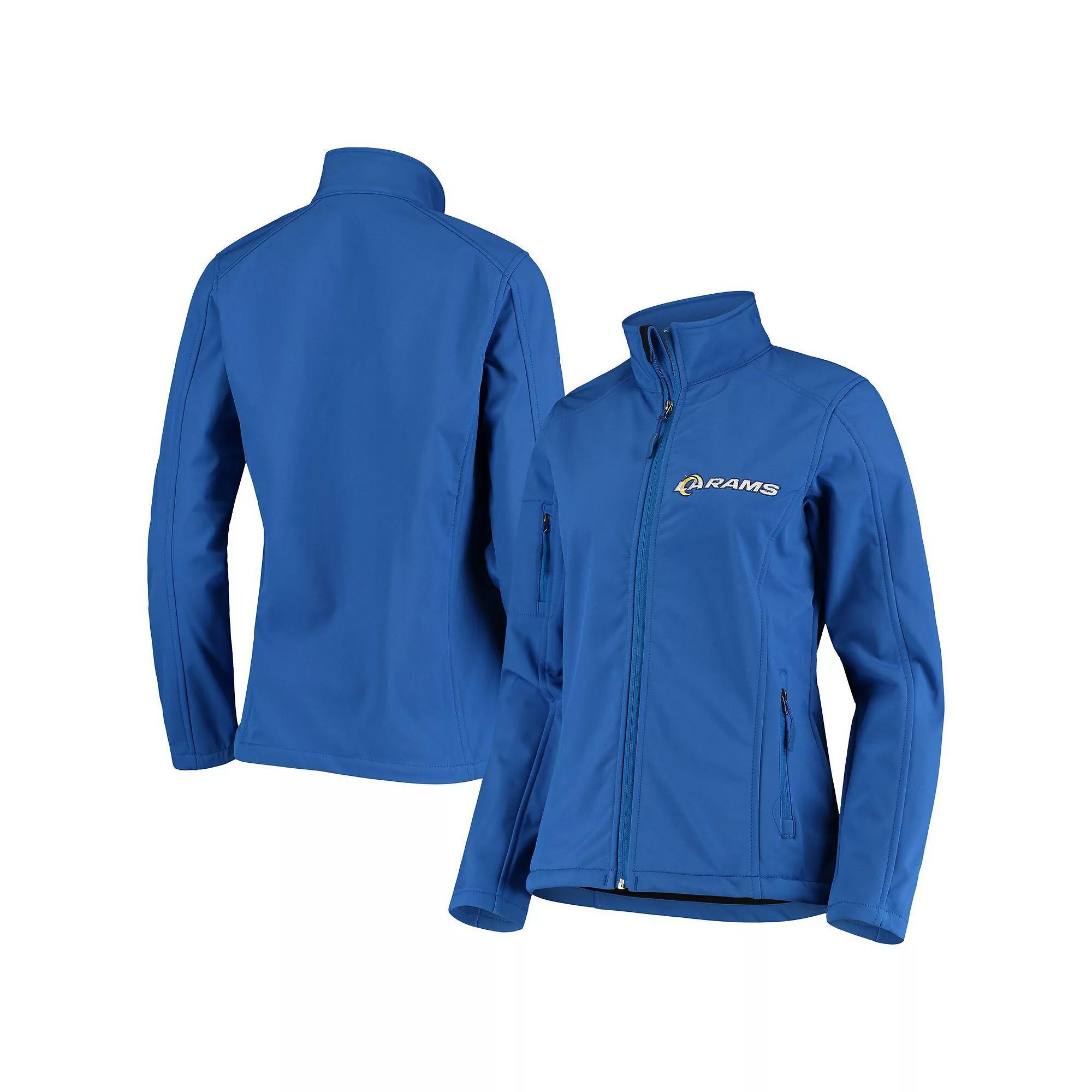 Women's Royal Los Angeles Rams Full-Zip Sonoma Softshell Jacket, Size: XL, Blue Product Image