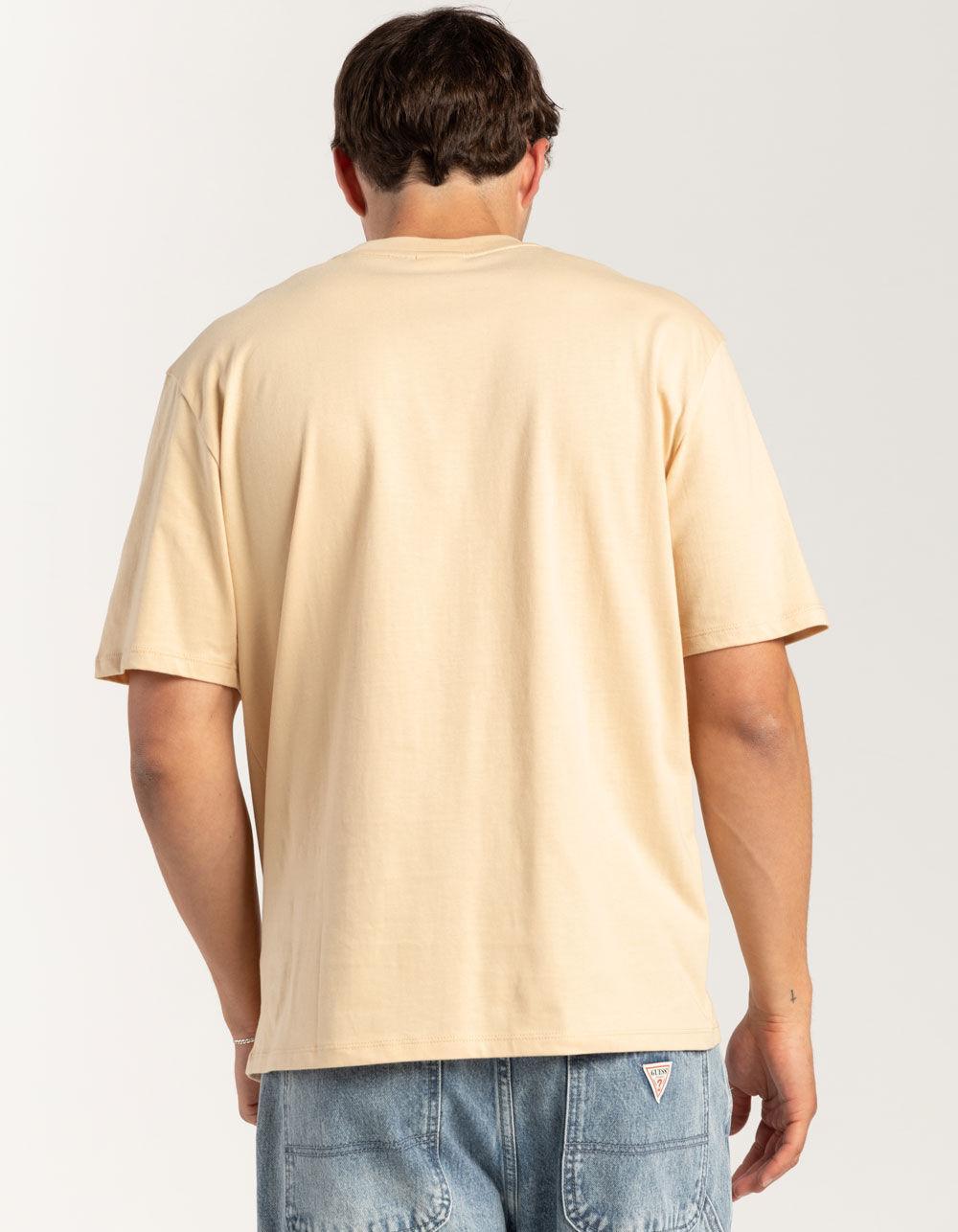 GUESS ORIGINALS Eco Label Mens Pocket Tee - SAND Product Image