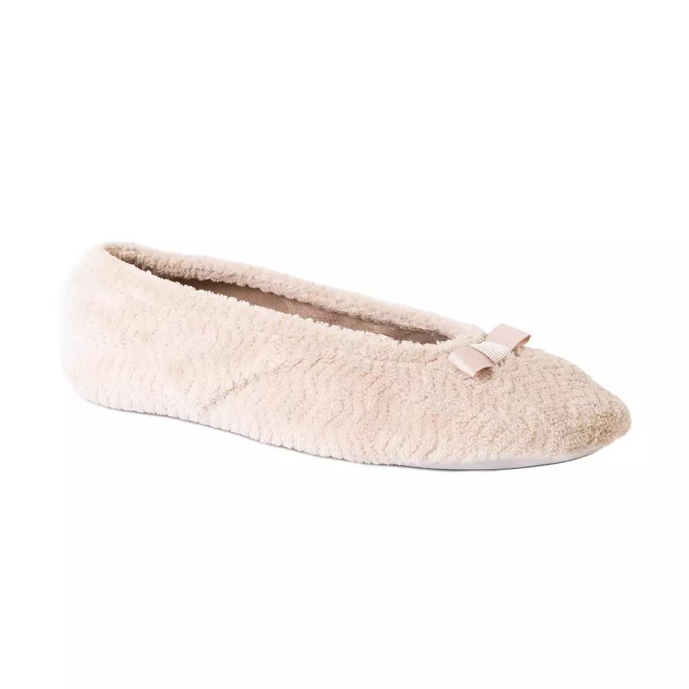 isotoner Chevron Women's Ballet Slippers, Size: Medium, Brown Product Image