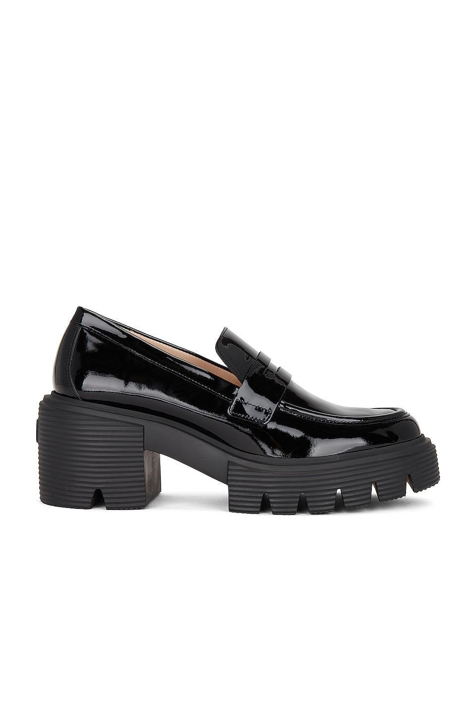 Soho Patent Lug-Sole Penny Loafers Product Image