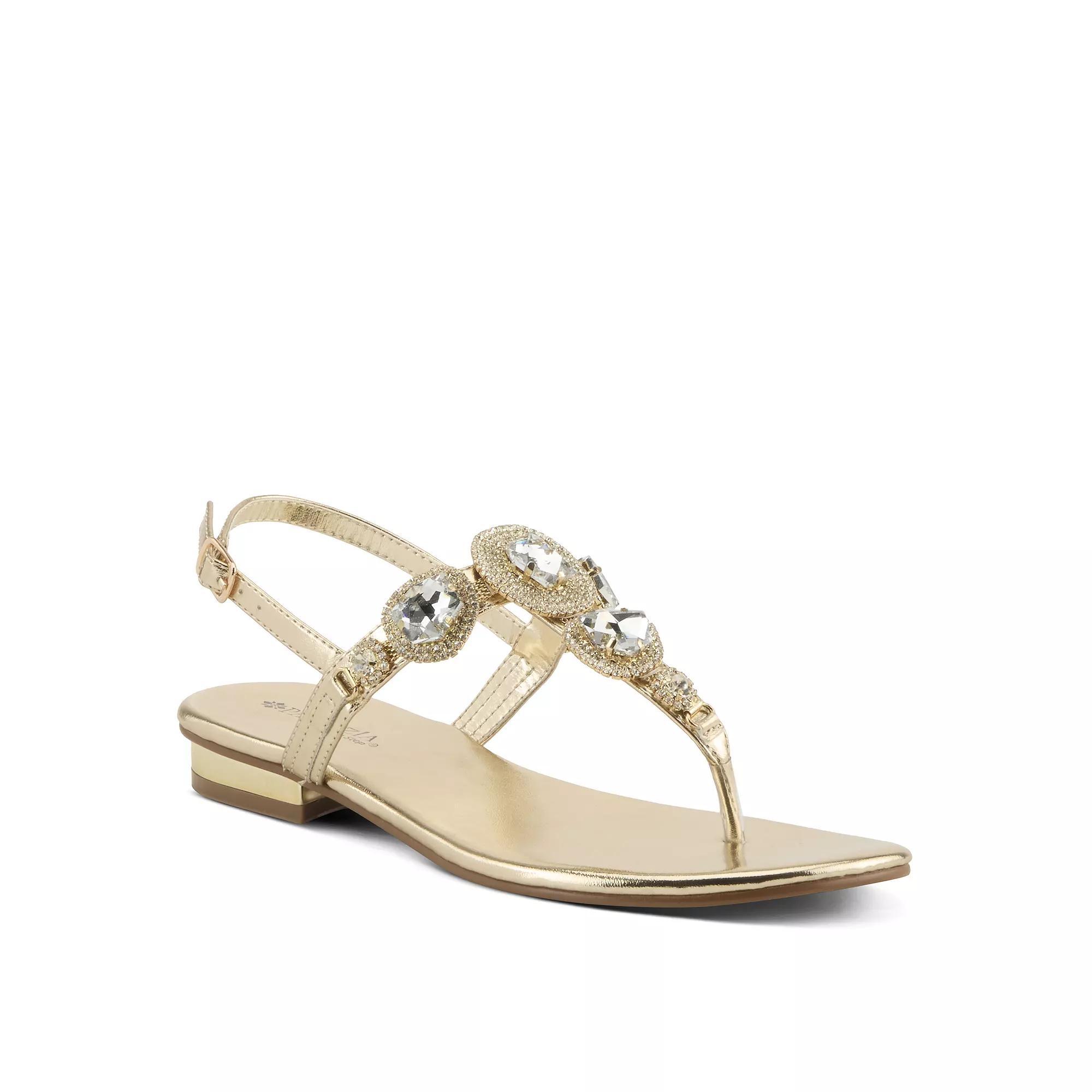 Patrizia Women's Anais Thong Sandals, Size: 37, Gold Product Image