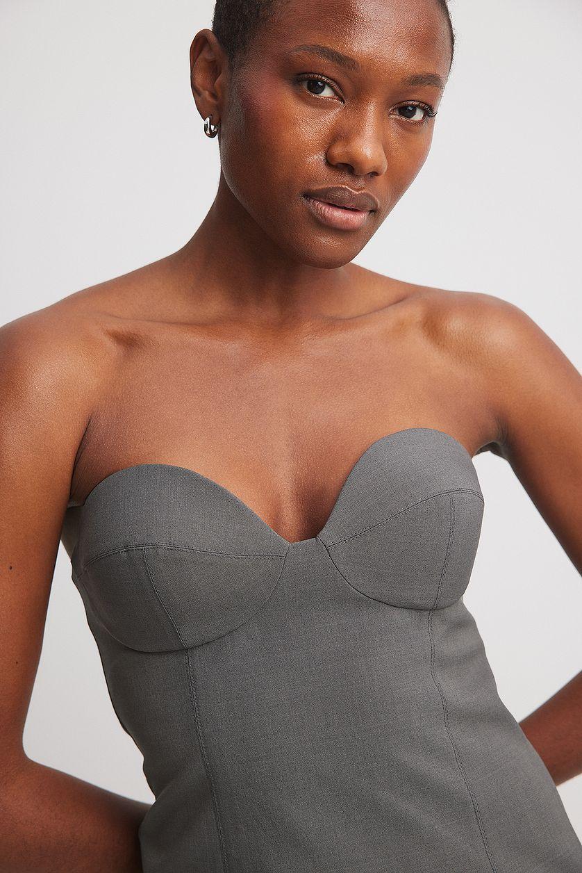 Cups Bandeau Mini Dress Product Image