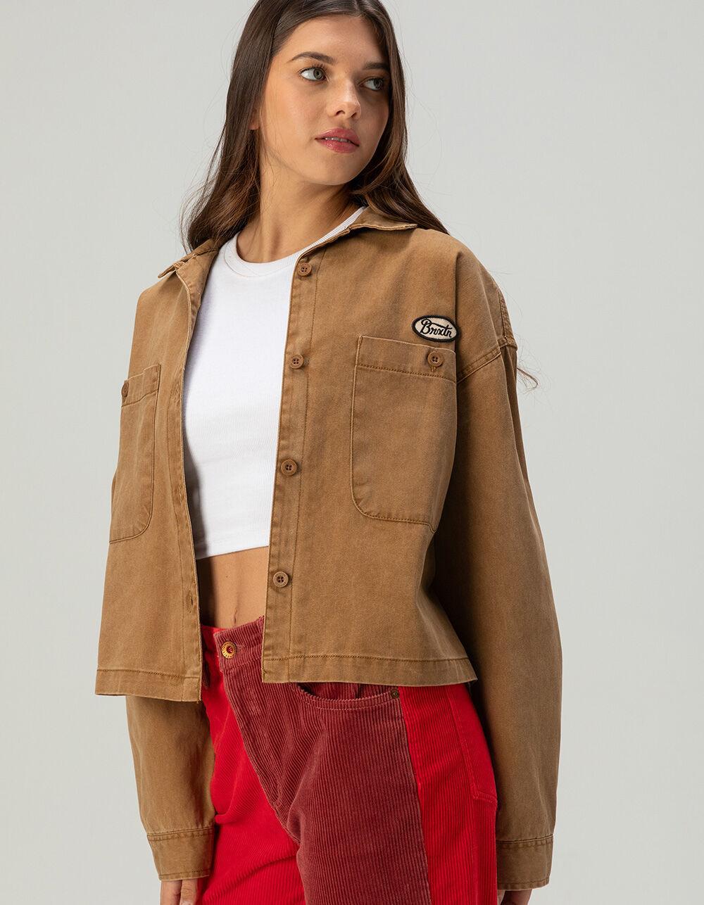BRIXTON Utopia Womens Overshirt Jacket - COPPER Product Image
