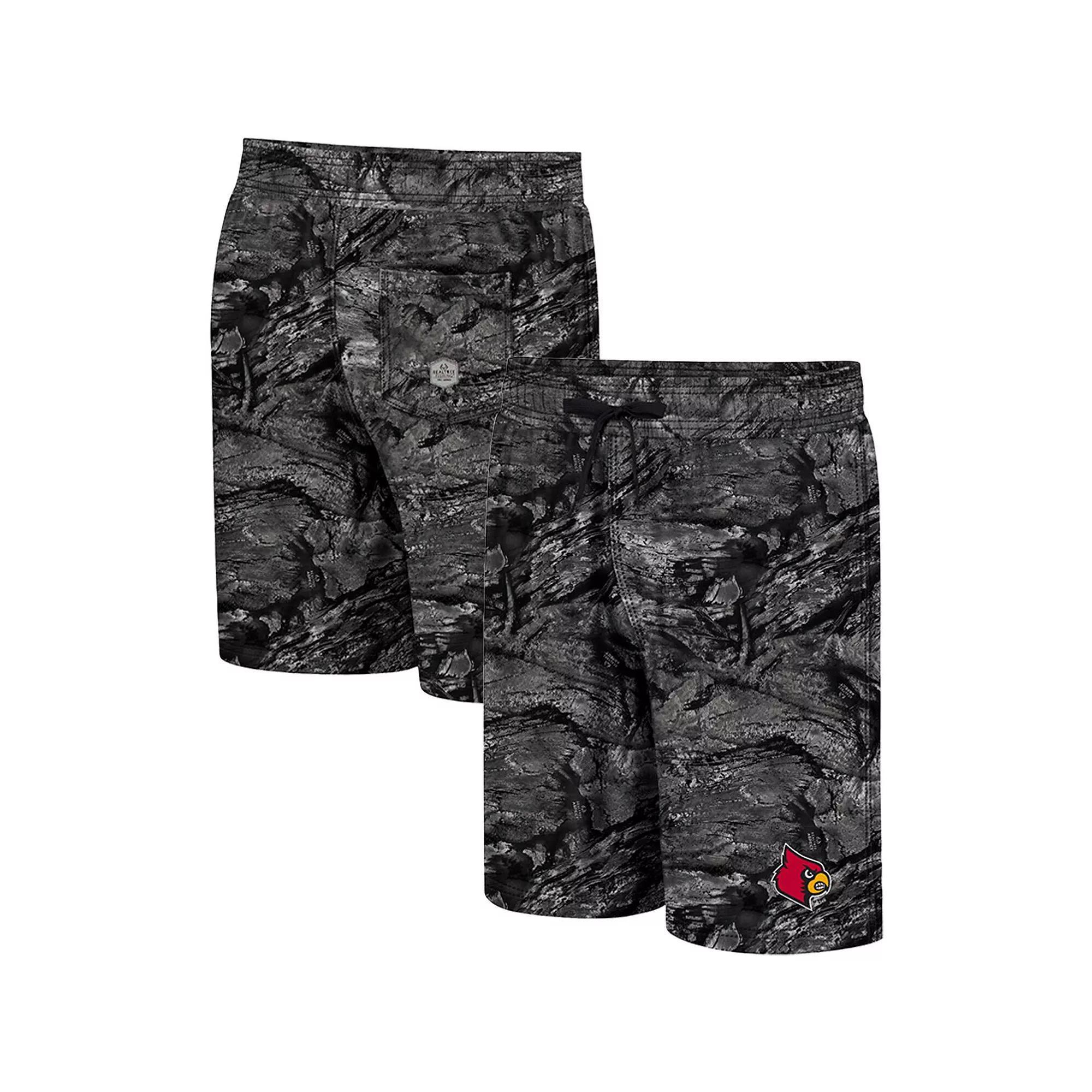 Men's Colosseum Charcoal Maryland Terrapins Realtree Aspect Ohana Swim Shorts, Size: Large Product Image
