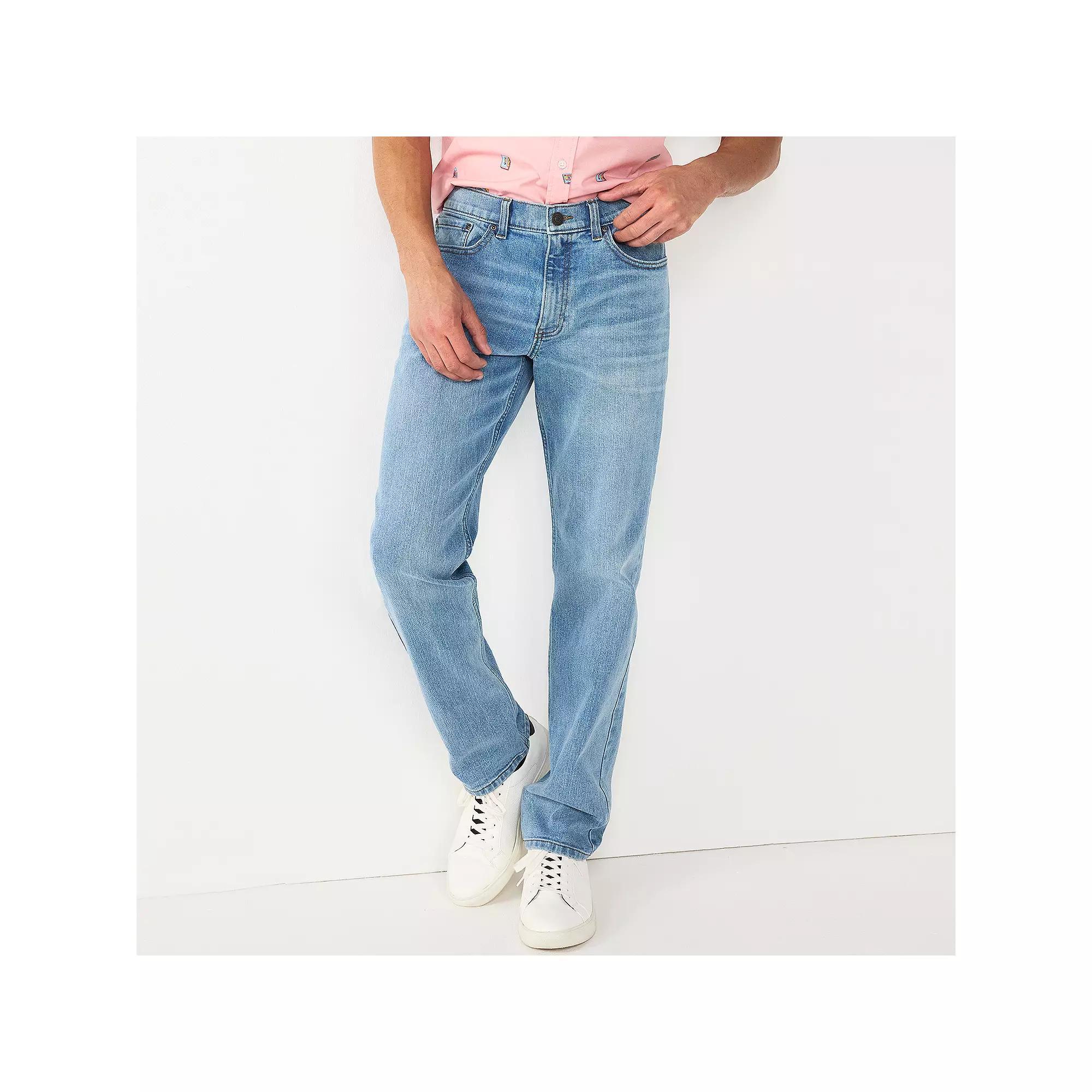 Men's Sonoma Goods For Life® Regular-Fit Everyday Jean, Size: 40X30, Light Grey Product Image