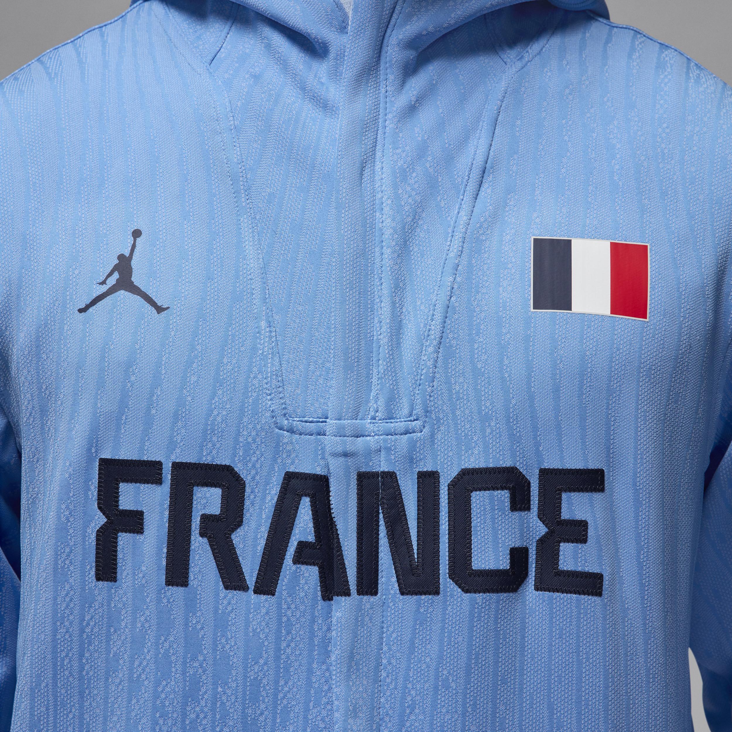 France Men's Jordan Dri-FIT ADV Basketball Game Jacket Product Image