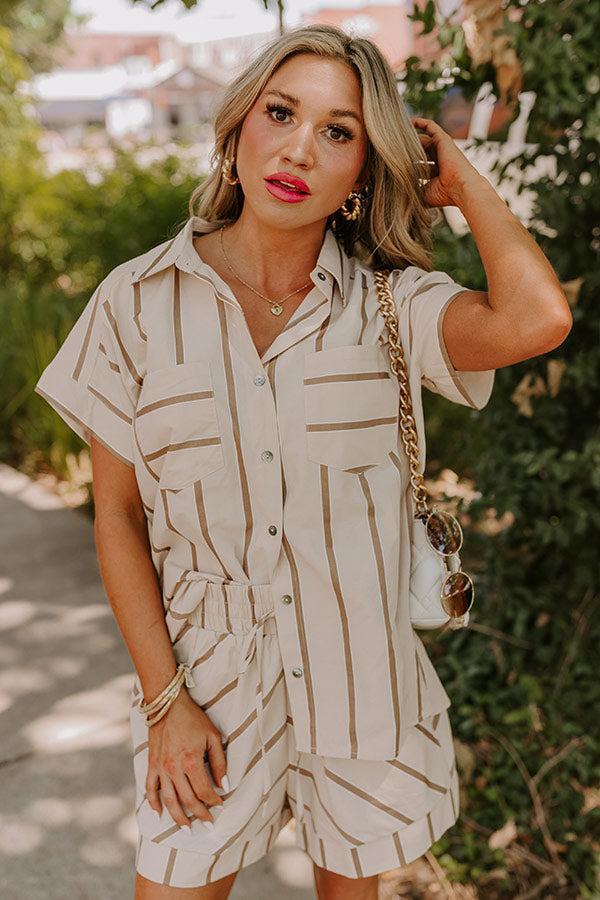 Resort Ready Stripe Button Up Product Image