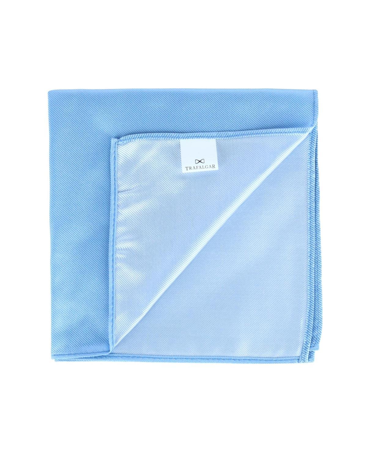 Trafalgar Mens The Gatsby Solid 12 inch Silk Pocket Square Product Image