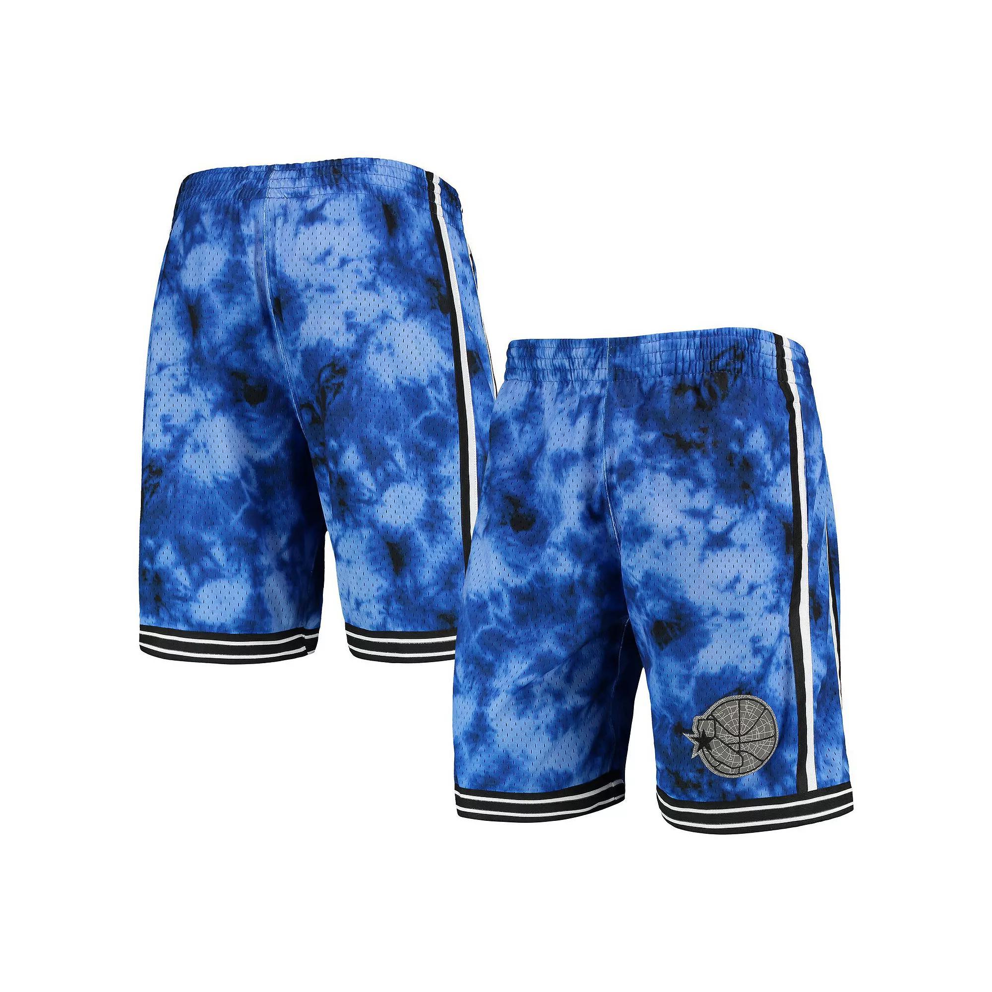 Men's Mitchell & Ness Royal Golden State Warriors Hardwood Classics 1995 Galaxy Swingman Shorts, Size: XL, Blue Product Image