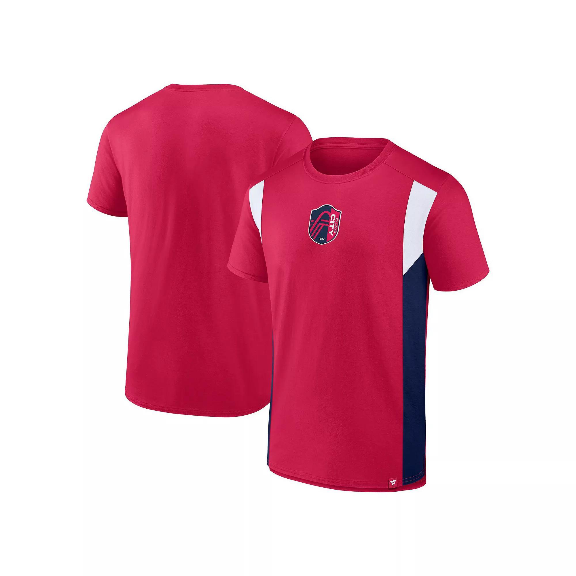 Men's Fanatics Red St. Louis City SC Golden Goal T-Shirt, Size: XL, Slc Red Product Image