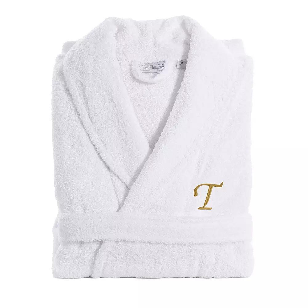 Linum Home Textiles Turkish Cotton Personalized Quick Dry Terry Bathrobe, Women's, Size: Large/XL Product Image