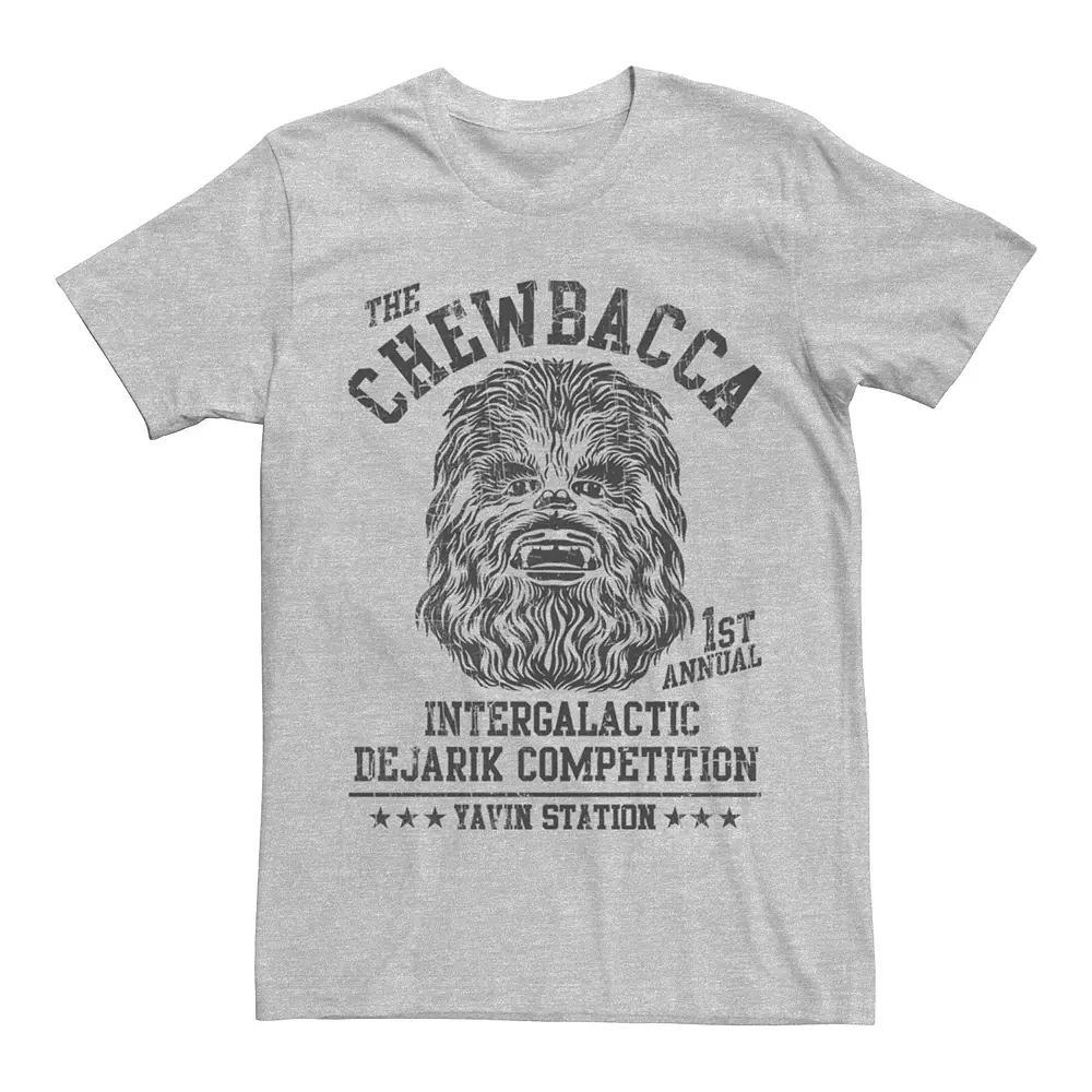 Men's Star Wars Chewbacca Competition Graphic Tee, Size: Medium, Athletic Grey Product Image